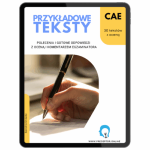 Przykładowe teksty CAE